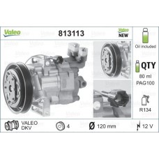 Συμπιεστής A/C (Κομπρέσορας) NISSAN MICRA 2003 - 2005 ( K12 ) VALEO 813113