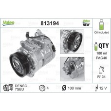 Συμπιεστής A/C (Κομπρέσορας) BMW 5 Series 2003 - 2007 ( E60/1 ) VALEO 813194