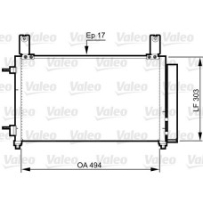 Ψυγείο A/C (Εξωτερικό) CHEVROLET-DAEWOO MATIZ 2005 - 2010 ( M200 ) VALEO 814358