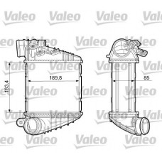 Ψυγείο Intercooler VW GOLF 1998 - 2004 ( Mk4 ) VALEO 817205