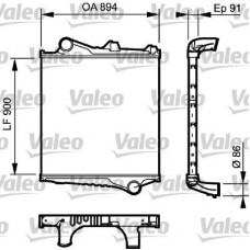 Ψυγείο Intercooler VALEO 817774