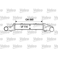 Ψυγείο Intercooler MERCEDES E CLASS 1996 - 1999 ( W210 ) VALEO 817907