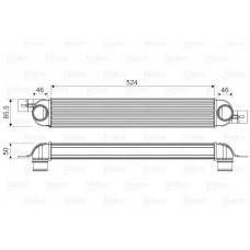 Ψυγείο Intercooler OPEL MERIVA 2003 - 2006 VALEO 818661