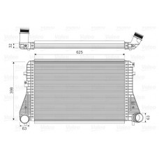 Ψυγείο Intercooler VW GOLF 2008 - 2013 ( Mk6 ) VALEO 818674