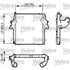 Ψυγείο Intercooler BMW Z3 1996 - 2003 ( E36/8 ) VALEO 818781