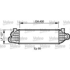 Ψυγείο Intercooler FORD TRANSIT 2000 - 2006 ( FA_ _ ) VALEO 818802