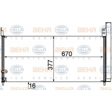 Ψυγείο A/C (Εξωτερικό) TOYOTA PRIUS 2009 - 2012 ( XW30 ) 820006400