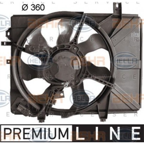 Βεντιλατέρ A/C HYUNDAI GETZ 2002 - 2005 ( TB ) HELLA 8EW 351 041-391