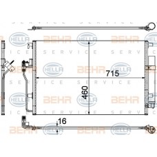 Ψυγείο A/C (Εξωτερικό) MERCEDES SPRINTER 2006 - 2013 ( 906 ) HELLA 8FC 351 307-641