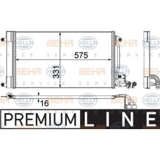 Ψυγείο A/C (Εξωτερικό) VW POLO 2009 - 2014 ( 6R ) HELLA 8FC 351 309-131