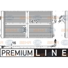 Ψυγείο A/C (Εξωτερικό) MERCEDES VIANO 2004 - 2010 ( W639 ) HELLA 8FC 351 343-001