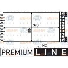 Ψυγείο Καλοριφέρ NISSAN MURANO 2008 - 2011 ( Z51 ) HELLA 8