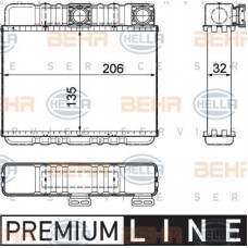 Ψυγείο Καλοριφέρ BMW X3 2004 - 2007 ( Ε83 ) HELLA 8FH 351 311-331
