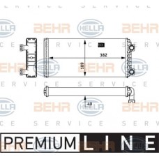 Ψυγείο Καλοριφέρ NISSAN SUNNY 1991 - 1995 ( N14 ) HELLA 8