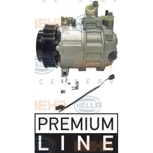 Συμπιεστής A/C (Κομπρέσορας) MERCEDES C CLASS 2000 - 2003 ( W203 ) HELLA 8FK 351 322-421