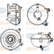 Δοχείο Διαστολής Νερού SKODA YETI 2009 - 2014 HELLA 8MA 376 702-464
