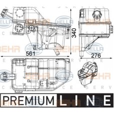 Δοχείο Διαστολής Νερού BMW Z3 1996 - 2003 ( E36/8 ) HELLA 8