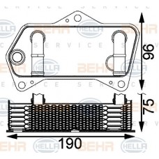 Ψυγείο Σασμάν VW NEW BEETLE 2005 - 2011 ( 9C1 ) HELLA 8MO 376 797-181