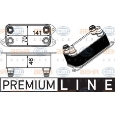 Ψυγείο Σασμάν MERCEDES C CLASS 2007 - 2011 ( W204 ) HELLA 8MO 376 924-061