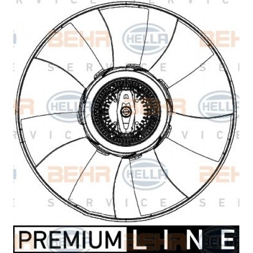Βεντιλατέρ A/C MERCEDES SPRINTER 2006 - 2013 ( 906 ) HELLA 8MV 376 906-771