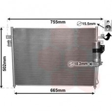 ΨΥΓΕΙΟ A/C 3.0 dCi ΠΕΤΡΕΛΑΙΟ (690x470x16) NISSAN D40 NAVARA 2005 - 2010 024906410