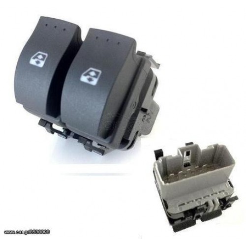 Διακόπτης Παραθύρου RENAULT SCENIC 2003 - 2008 ( JM ) Εμπρός Αριστερά 046507179