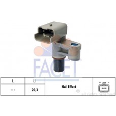 Αισθητήρας Στροφάλου/Εκεντροφόρου Παλμοδότης PEUGEOT 206 2000 - 2008 ( CC ) FACET 9.0462