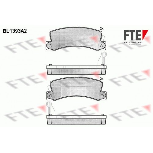 Τακάκια Σετ TOYOTA CELICA 1991 - 1994 ( T180 ) FTE BL1393A2