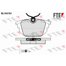 Τακάκια Σετ FIAT BRAVA 1995 - 2003 ( 182 ) FTE BL1657A3