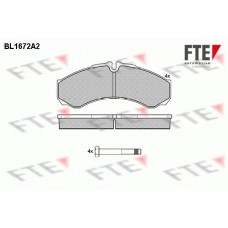 Τακάκια Σετ IVECO DAILY 2000 - 2007 FTE BL1672A2