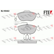 Τακάκια Σετ ALFA ROMEO 156 2003 - 2006 ( 932 ) FTE BL1694A2