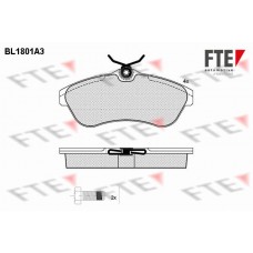 Τακάκια Σετ CITROEN C2 2003 - 2008 ( JM ) FTE BL1801A3