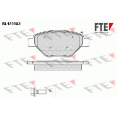 Τακάκια Σετ RENAULT MEGANE 2002 - 2005 FTE BL1899A3