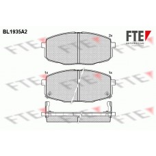 Τακάκια Σετ HYUNDAI i30 2007 - 2012 FTE BL1935A2