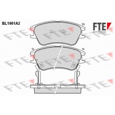 Τακάκια Σετ HYUNDAI ATOS MPV 1997 - 2000 ( MX ) FTE BL1961A2