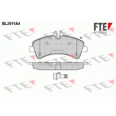 Τακάκια Σετ MERCEDES SPRINTER 2006 - 2013 ( 906 ) FTE BL2011A4