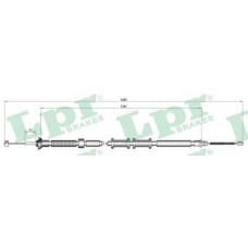 Ντίζες Χειροφρένου FIAT GRANDE PUNTO 2005 - 2008 ( 199 ) LPR C0307B