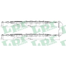 Ντίζες Χειροφρένου OPEL VECTRA 1996 - 1998 ( B ) LPR C0583B