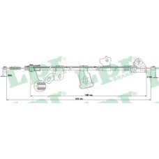 Ντίζες Χειροφρένου TOYOTA YARIS 2003 - 2006 ( XP10 ) LPR C0890B