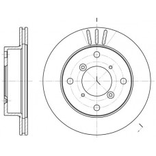 Δισκόπλακες SUZUKI ALTO 1999 - 2002 ( SH ) WOKING D6399.10