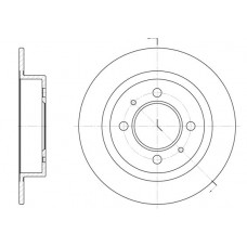 Δισκόπλακες NISSAN ALMERA 1995 - 1998 ( N15 ) WOKING D6424.00
