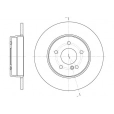 Δισκόπλακες MERCEDES C CLASS 2000 - 2003 ( W203 ) WOKING D6555.00