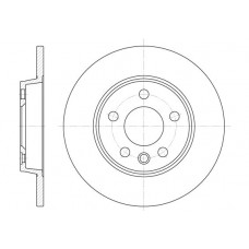 Δισκόπλακες VW TRANSPORTER MULTIVAN 1990 - 2003 ( 53I ) CARAVELLE WOKING D6558.00