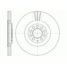 Δισκόπλακες VW NEW BEETLE 2005 - 2011 ( 9C1 ) WOKING D6597.10