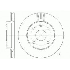 Δισκόπλακες CHEVROLET-DAEWOO NUBIRA 2003 - 2005 ( J200 ) WOKING D6656.10