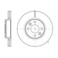 Δισκόπλακες NISSAN MICRA 2003 - 2005 ( K12 ) WOKING D6683.10