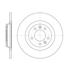 Δισκόπλακες PEUGEOT 407 2004 - 2008 ( 6D_ ) WOKING D6690.00