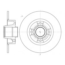 Δισκόπλακες RENAULT CLIO 2006 - 2009 WOKING D6750.00