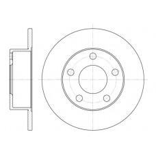 Δισκόπλακες MITSUBISHI COLT 2005 - 2008 ( CZ ) WOKING D6803.00