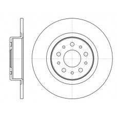Δισκόπλακες PEUGEOT 407 2004 - 2008 ( 6D_ ) WOKING D6968.00